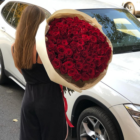 Букет из 101 розы