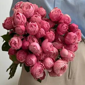 Букет из 7 пионовидных роз